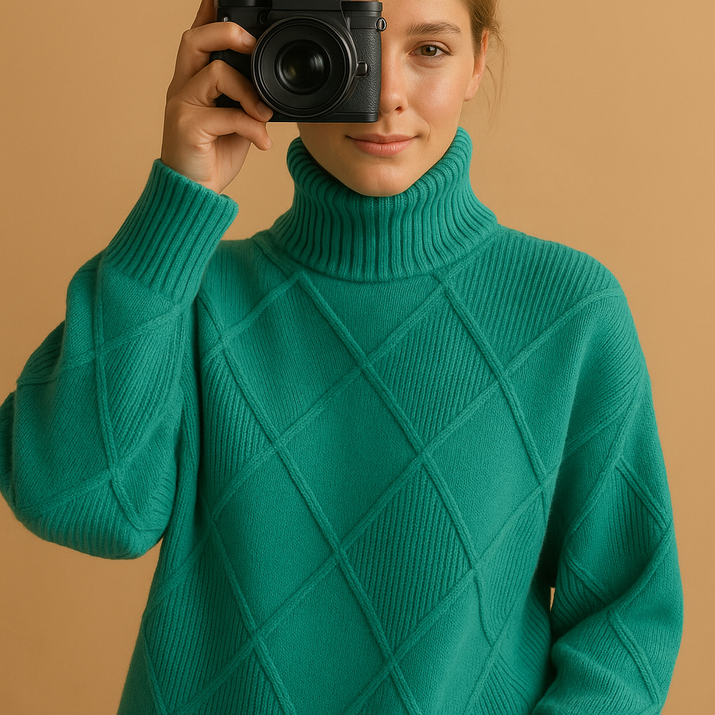 Women’s Knit Turtleneck Sweater