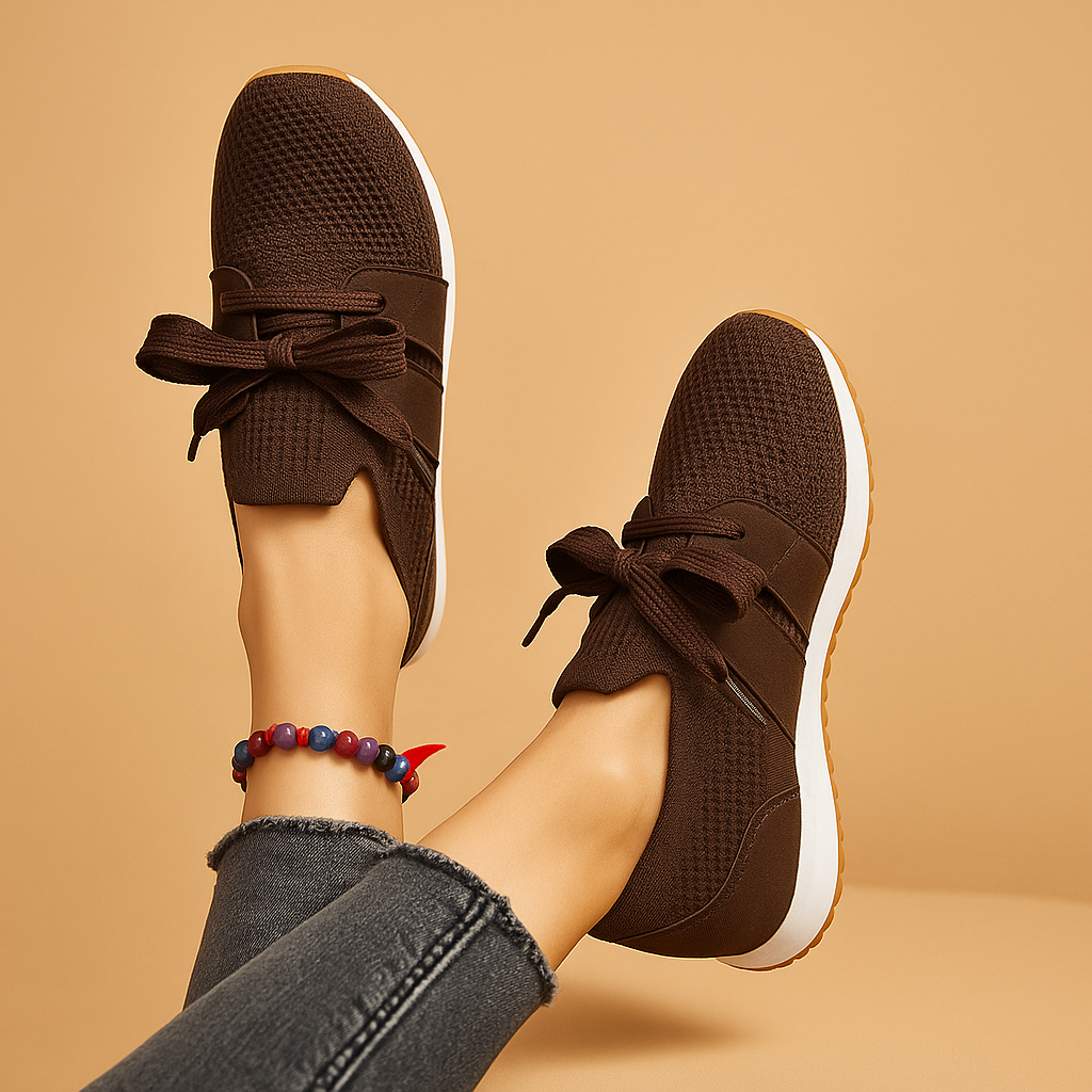 Women’s Lace-Up Sneakers with Soft Insole