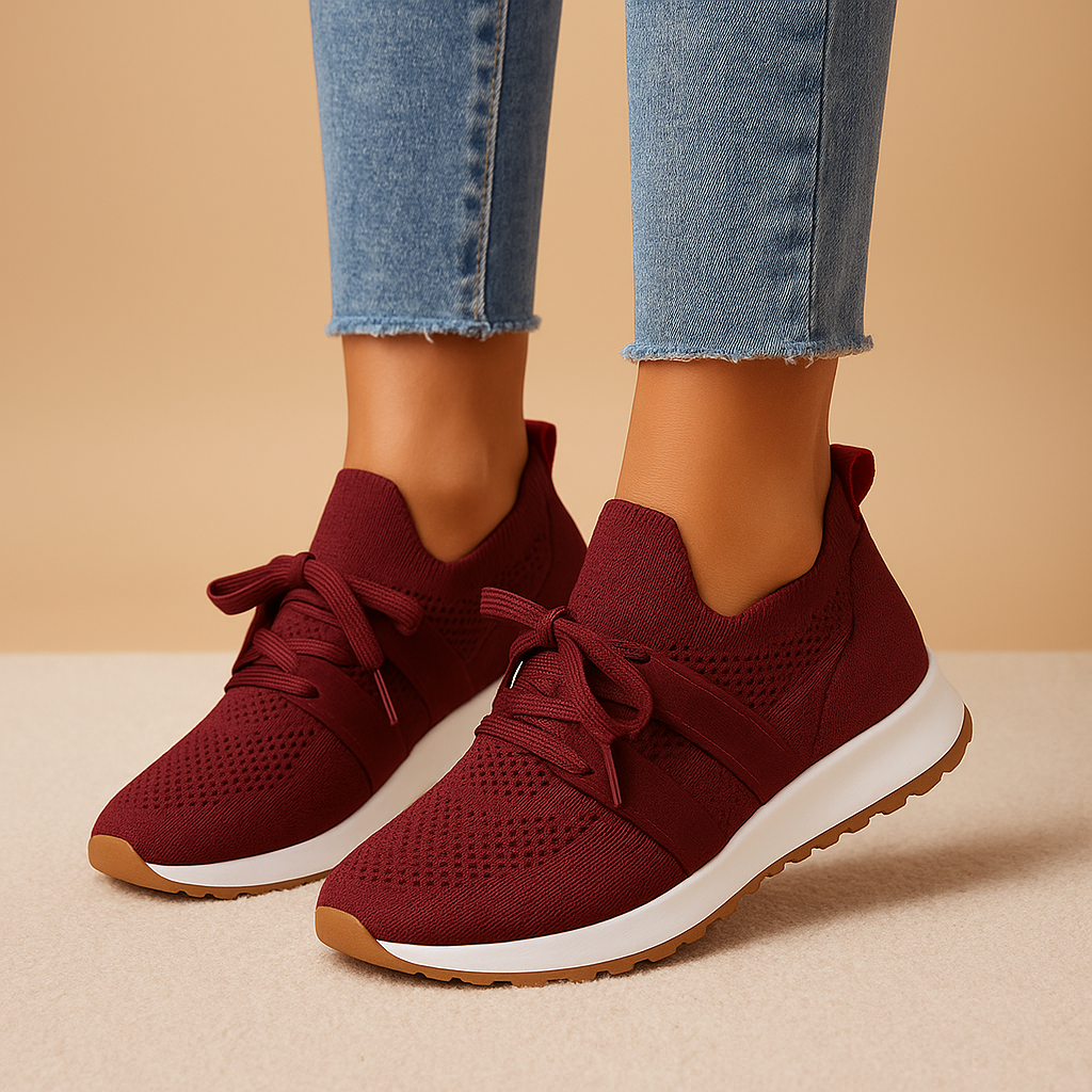 Women’s Lace-Up Sneakers with Soft Insole