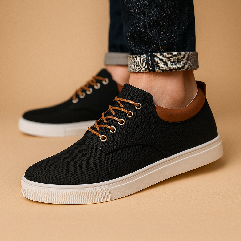 Men’s Slip-On Shoes with Supportive Sole
