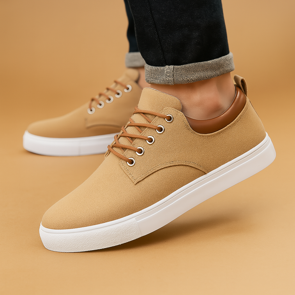 Men’s Slip-On Shoes with Supportive Sole