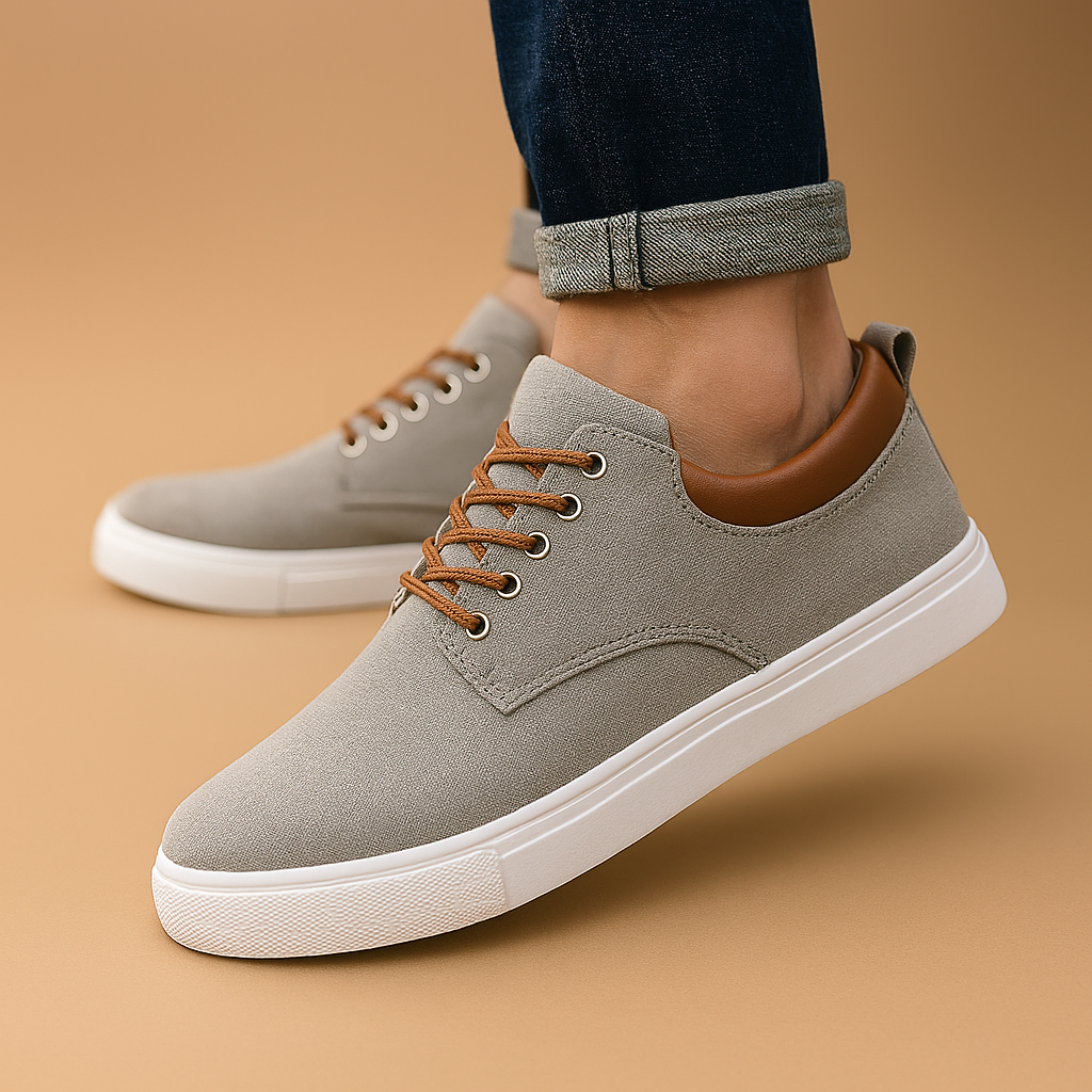Men’s Slip-On Shoes with Supportive Sole