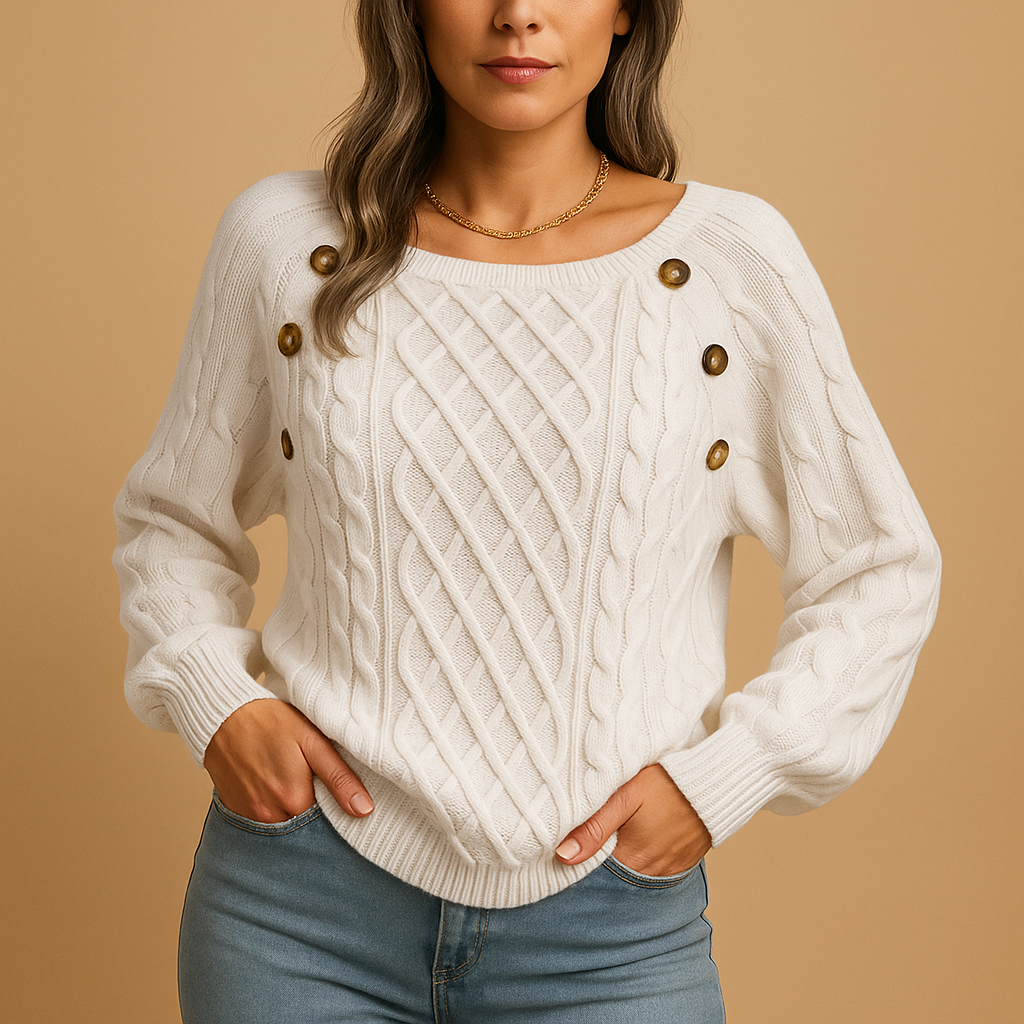 Women’s Long-Sleeve Knit Sweater